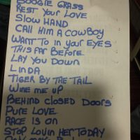 GG set list